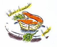 Ce soufflé au fenouil est servi dans une grande feuille de fenouil en guise de récipient. N'ouvrez pas le four avant la fin de la cuisson. Testez la recette avant de la servir pour une belle occasion si vous n'avez pas l'expérience des soufflés. de Belgourmet.eu